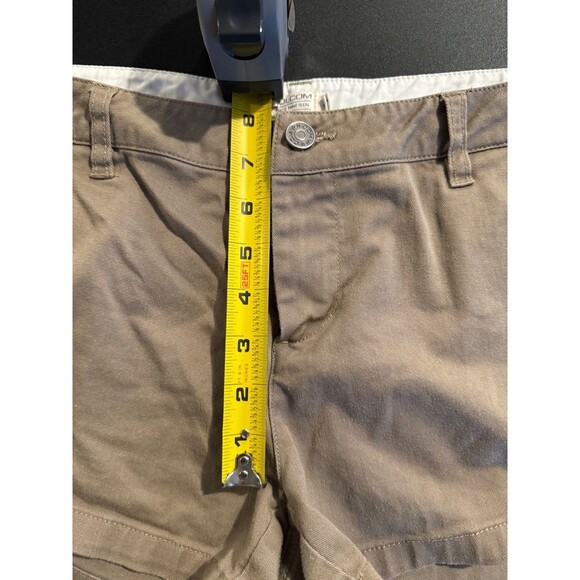 Volcom Women's Size 9 Chino Mini Shorts Khaki Beige Y2K Skater Casual - Picture 4 of 8